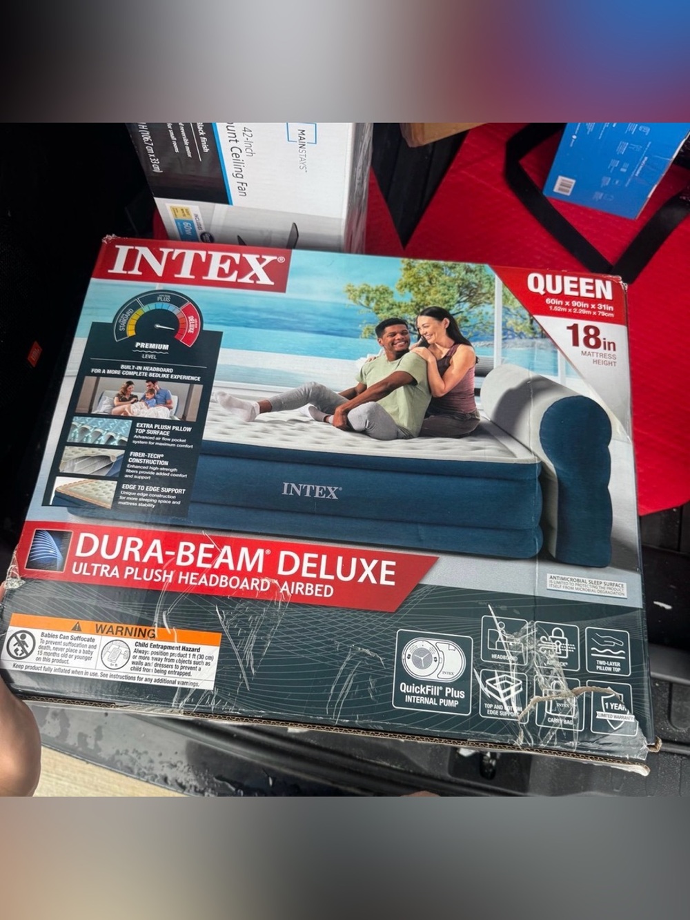 INTEX DURA BEAM DELUXE WITH HEADREST